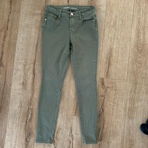 Old Navy Olive Rockstar Jeans